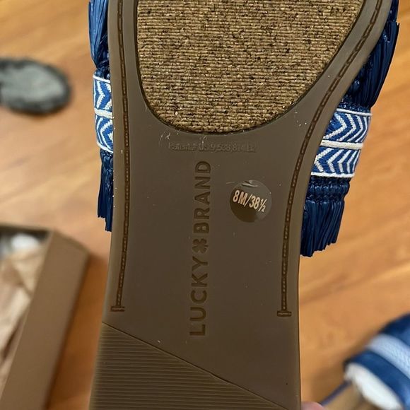 Lucky Brand • Baoss mule • BNIB • size 8 • blue - Picture 5 of 10